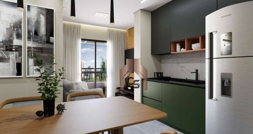 Apartamento com 2 dormitórios à venda, 37 m² por R$ 260.000,00 - Jardim Albertina - Guarulhos/SP