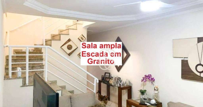 Lindo Sobrado com 3 dormitórios sendo uma suite com closet à venda, 125 m² por R$ 690.000 - Jardim Santa Clara - Guarulhos/SP