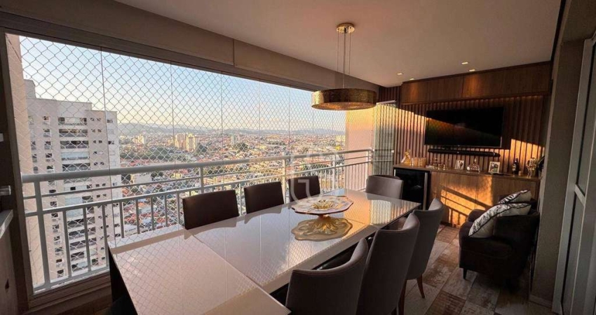 Apartamento com 3 dormitórios à venda Mobiliado, 116 m² por R$ 1.700.000 - Maia - Guarulhos/SP (Condomínio Carpe Diem)