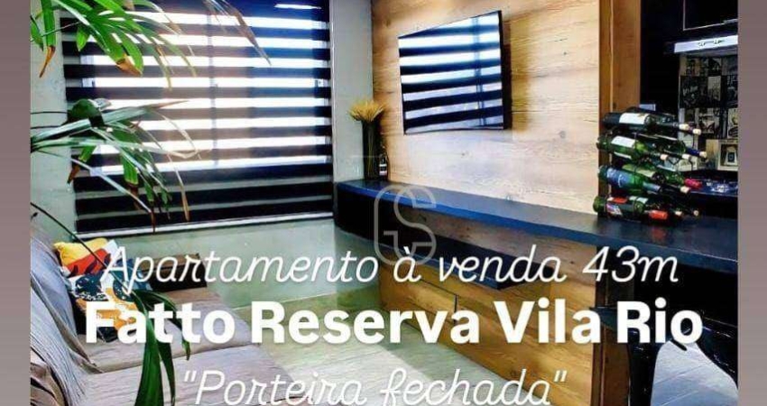 Apartamento com 2 dormitórios 1 vaga mobiliado à venda, 43 m² por R$ 340.000 - Jardim Las Vegas - Guarulhos/SP