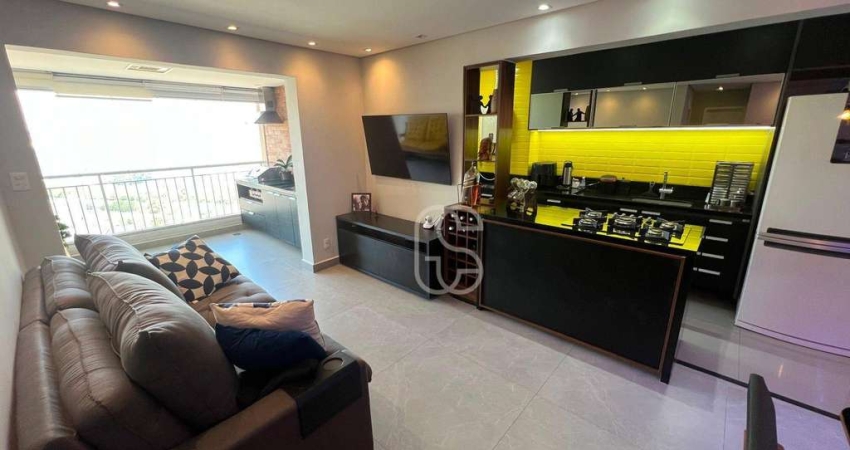 Lindo Apartamento com 2 dormitórios à venda, 76 m² por R$ 780.000 - Vila Augusta - Guarulhos/SP-Condomínio Class Guarulhos
