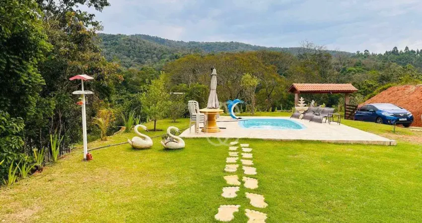 Chácara com 2 dormitórios à venda, 1300 m² por r$ 380.000,00 - serra negra - bom jesus dos perdões/sp