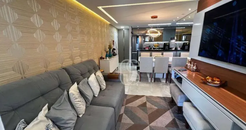 Parque residence apartamento com 3 dormitórios à venda, 77 m² por r$ 799.000 - jardim flor da montanha - guarulhos/sp