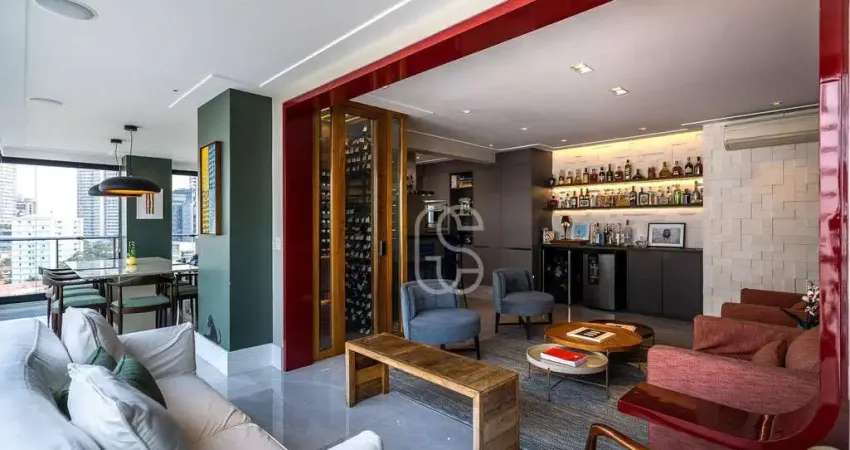 Apartamento com 2 dormitórios à venda, 140 m² por r$ 2.400.000,00 - vila madalena - são paulo/sp