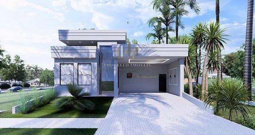 Casa à venda em paulínia, parque brasil 500, com 3 suítes, com 202.46 m²