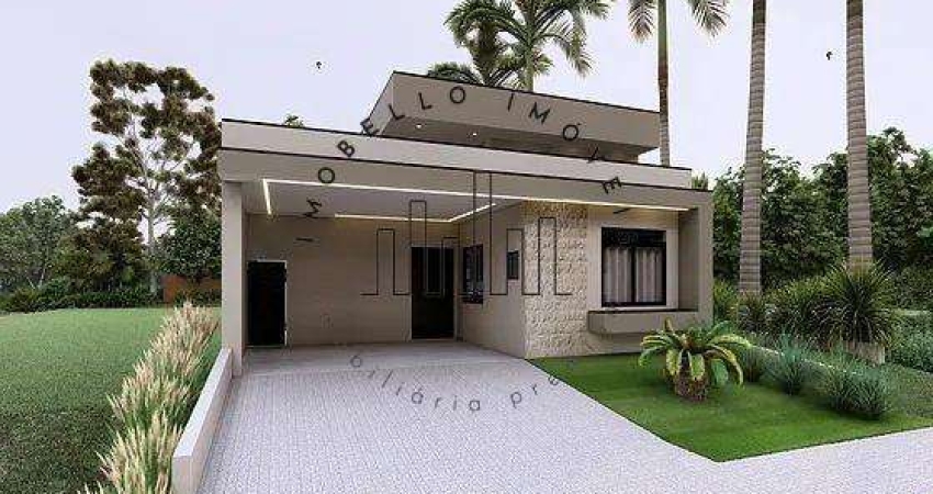Casa à venda em Paulínia, Parque Brasil 500, com 3 suítes, com 168.88 m²