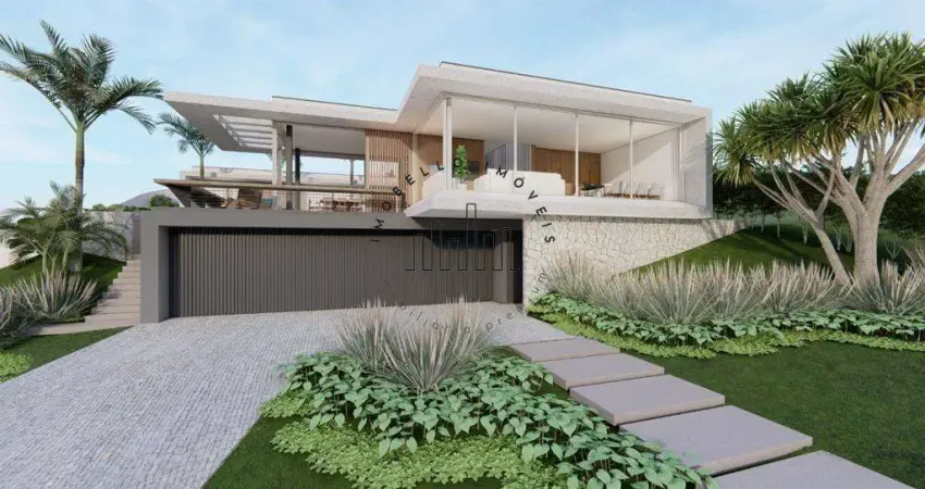 Casa à venda e para alugar em campinas, loteamento residencial pedra alta (sousas), com 4 suítes