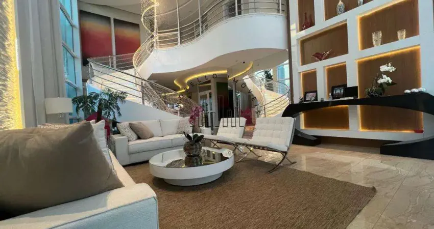 Casa à venda em campinas, alphaville dom pedro, com 4 suítes, com 450 m², alphaville dom pedro