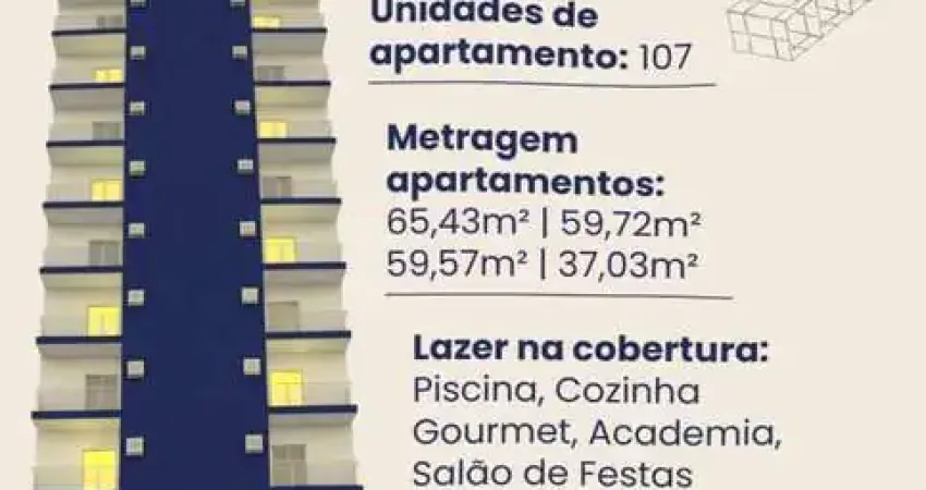 Apartamento com 2 quartos à venda no Estuário, Santos