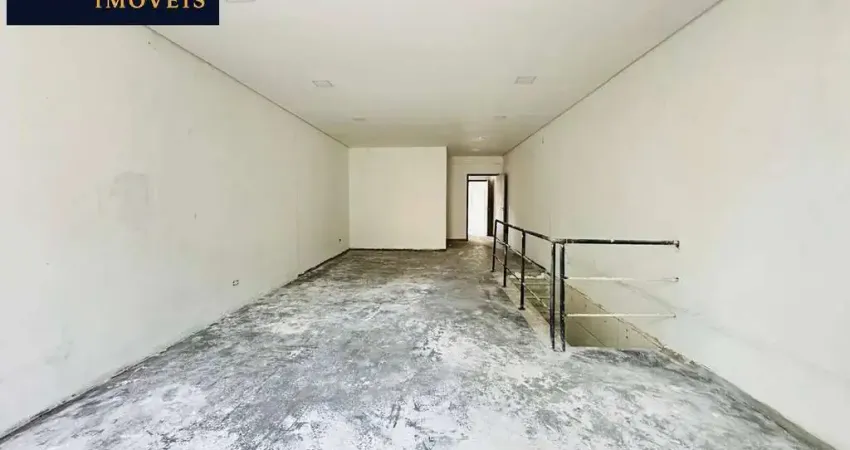 Sala comercial com 4 salas para alugar na Vila Mathias, Santos