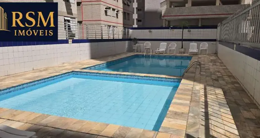 Apartamento 2 dormitórios com dependência 1 vaga na praia do embaré