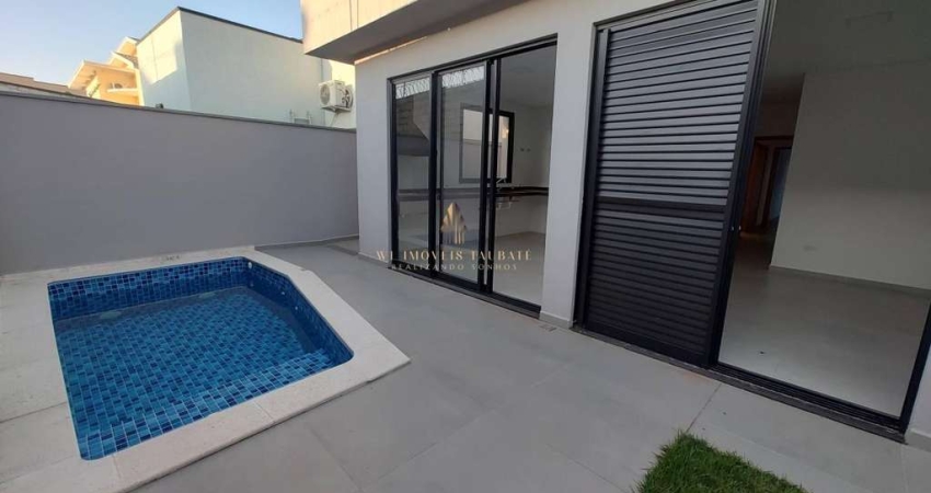 Casa de condomínio à venda, no Condomínio Campos do Conde Chambord,  em Tremembé, Loteamento Residencial Campos do Conde II, com 3 quartos, 180m²