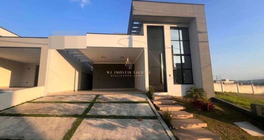 Casa à venda, no Residencial Ágata - Vale dos Cristais,  em Taubaté, Vale dos Cristais, com 3 quartos, 151m²