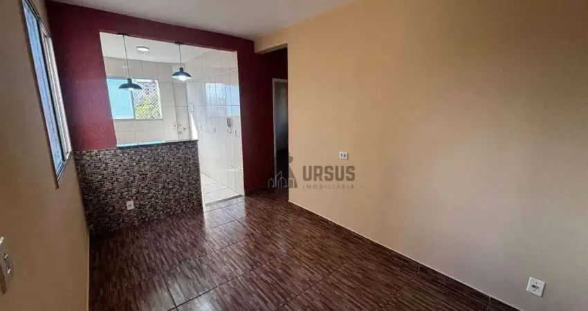 Apartamento com 2 dormitórios à venda, 47 m² por r$ 180.000,00 - vila são josé - taubaté/sp