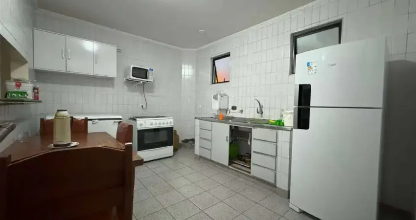 Apartamento mobiliado em praia grande, caiçara, 03 dormitórios