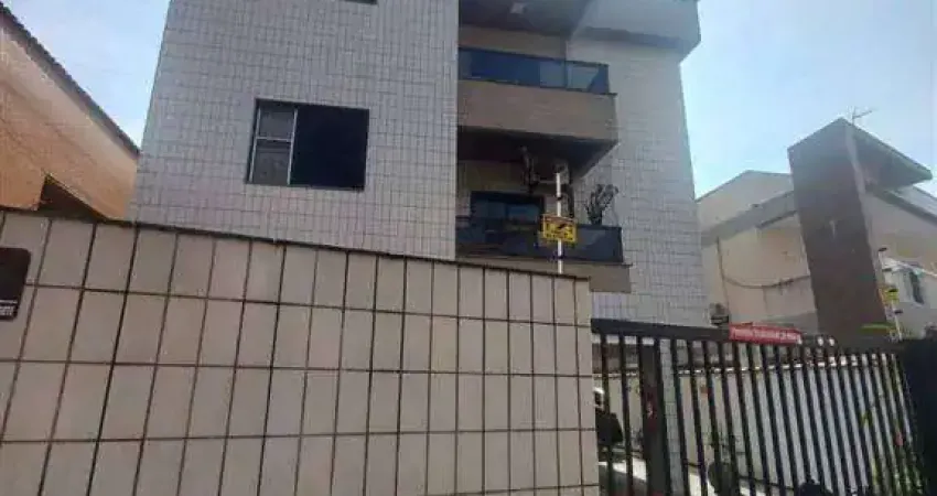 Apartamento mobiliado, 01 dormitório, lado praia em praia grande.