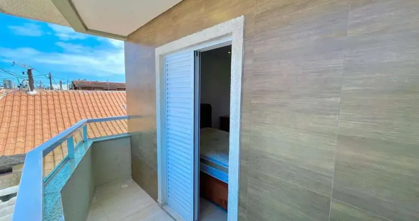 Sobrado com 2 quartos, maracanã, praia grande - r$ 435 mil, cod: ca00614