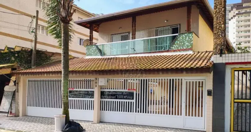 Casa de condominio com 3 quartos e sacada- 75m² - lado praia - aviação - praia grande