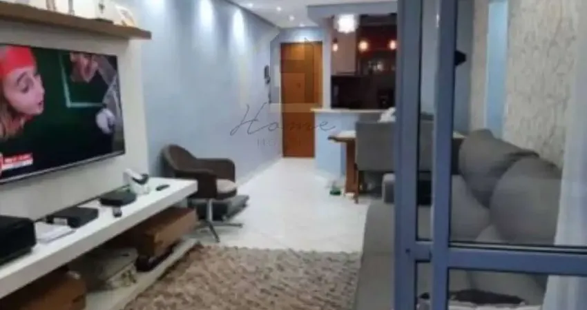 Apartamento à venda no centro de são bernardo do campo-sp, 2 quartos, 2 salas, 1 banheiro, 1 vaga de garagem, 60m².