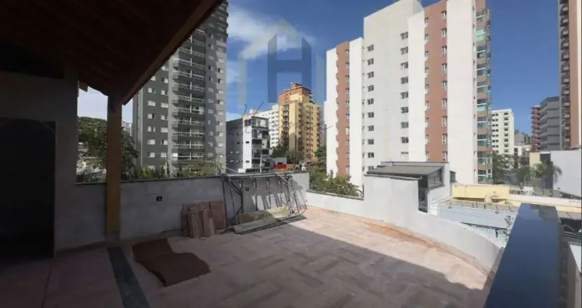 Cobertura de 2 quartos e 2 suítes na vila bastos, santo andré-sp. 121m², 2 salas, 4 banheiros, 2 vagas. aproveite!