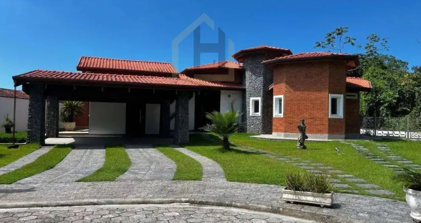 Imóvel exclusivo: casa térrea de 5 quartos em condomínio na morada da praia, bertioga-sp 300m², 3 suítes, 3 salas, 5 banheiros, 10 vagas.