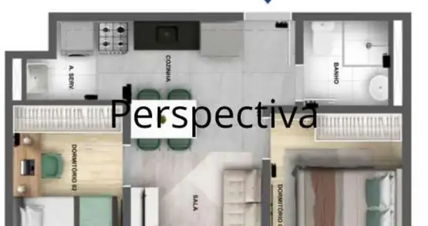 Apartamento com 2 quartos à venda, 37 m² por r$ 270.000 - vila cruzeiro - são paulo/sp - empreendimento bragança