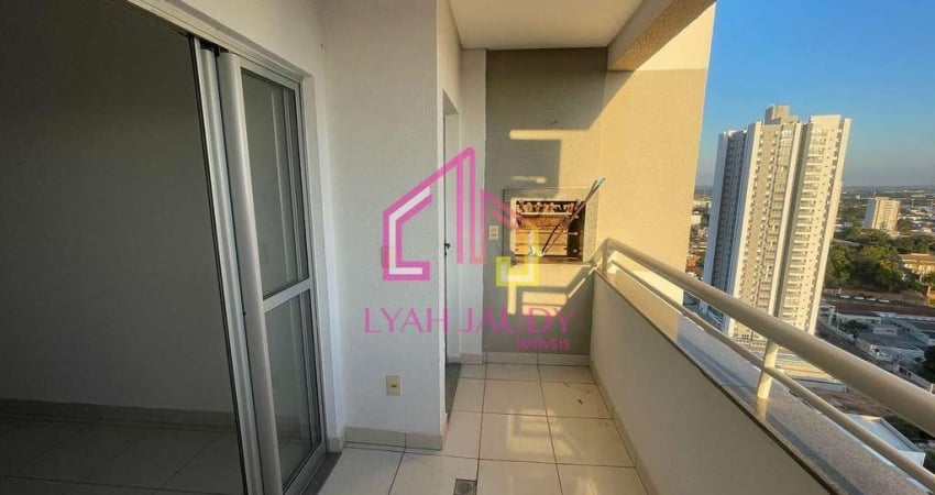 Apartamento para locação, Goiabeiras, Cuiabá, MT, Edifício Via Ipiranga, 1 suíte +1/4, armários pla