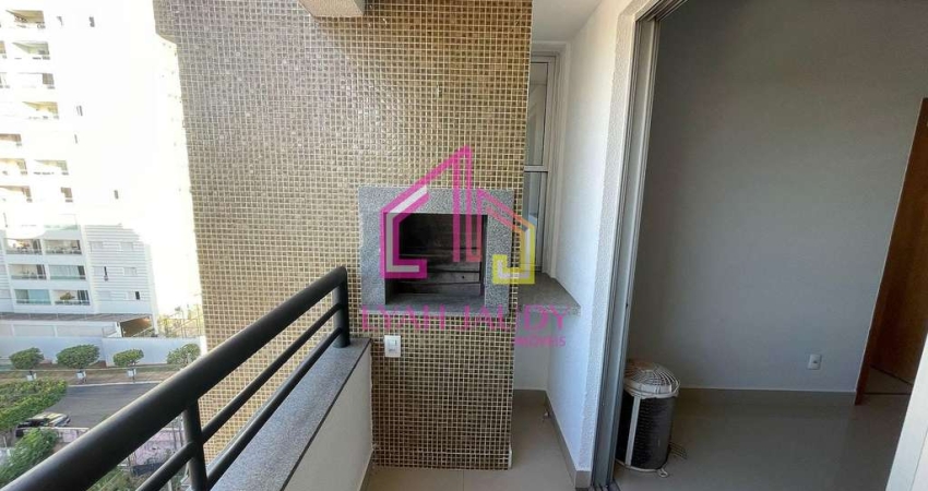 Apartamento para locação, Jardim Santa Marta, Cuiabá-MT, 1 Suíte + 1/4, 2 WC,Sacada com churrasquei