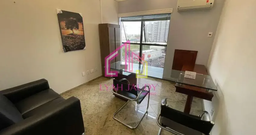 Sala comercial para locação, jardim aclimação, cuiabá, mt, mobiliada e climatizada, 78,22 m2, av. r