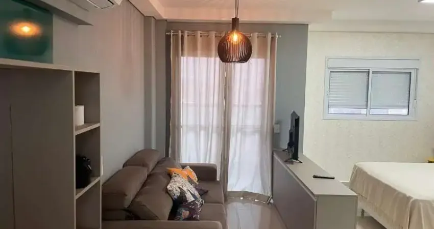 Flat mobiliado para locação no parque campolim com 1 quarto, sorocaba-sp