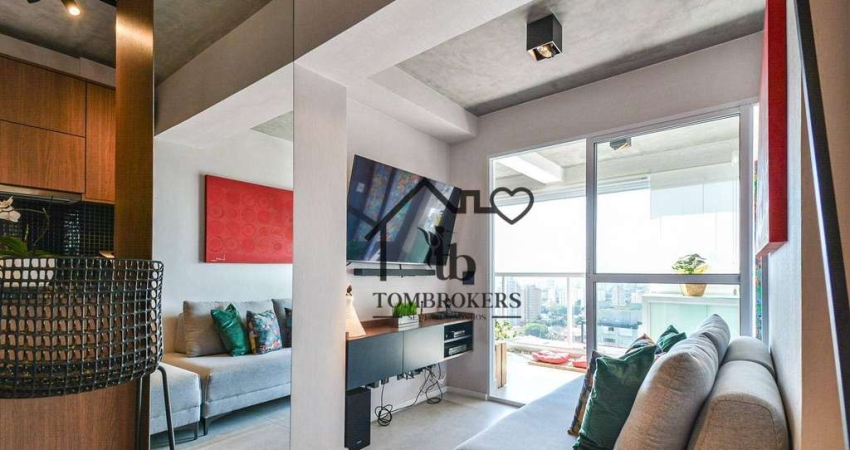 Apartamento com 2 dormitórios à venda, 68 m² por R$ 1.280.000,00 - Campo Belo - São Paulo/SP