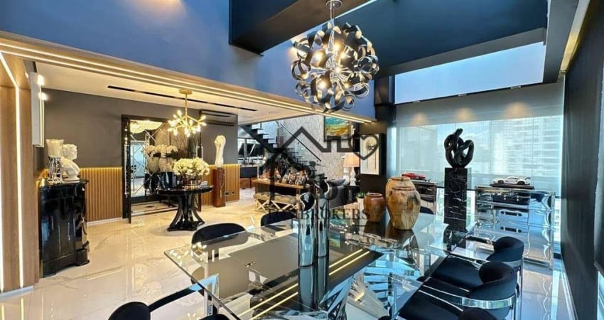 Cobertura com 3 dormitórios à venda, 335 m² por R$ 7.900.000,00 - Campo Belo - São Paulo/SP