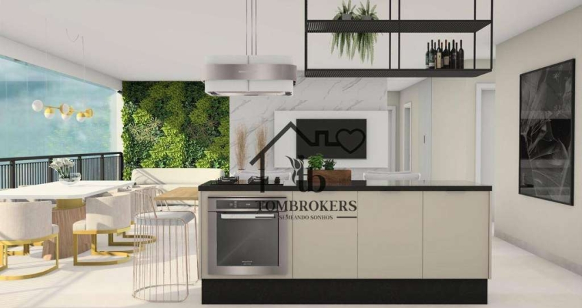 Apartamento com 3 dormitórios à venda, 142 m² por R$ 3.800.000,00 - Real Parque - São Paulo/SP