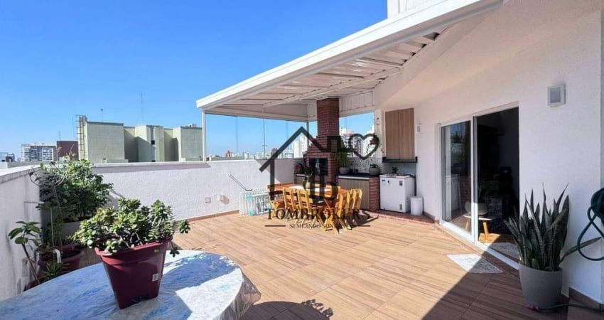 Cobertura com 3 dormitórios à venda, 170 m² por R$ 1.320.000,00 - Tatuapé - São Paulo/SP