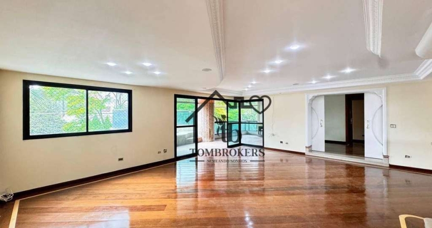Apartamento com 4 dormitórios, 378 m² - venda por R$ 4.000.000,00 ou aluguel por R$ 38.797,00/mês - Jardim Anália Franco - São Paulo/SP