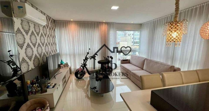 Apartamento com 3 dormitórios à venda, 133 m² por R$ 1.800.000,00 - Centro - Balneário Camboriú/SC