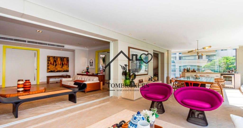 Apartamento com 4 dormitórios à venda, 393 m² por R$ 12.900.000,00 - Moema - São Paulo/SP