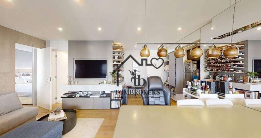 Apartamento com 1 dormitório à venda, 73 m² por R$ 1.390.000,00 - Cerqueira César - São Paulo/SP