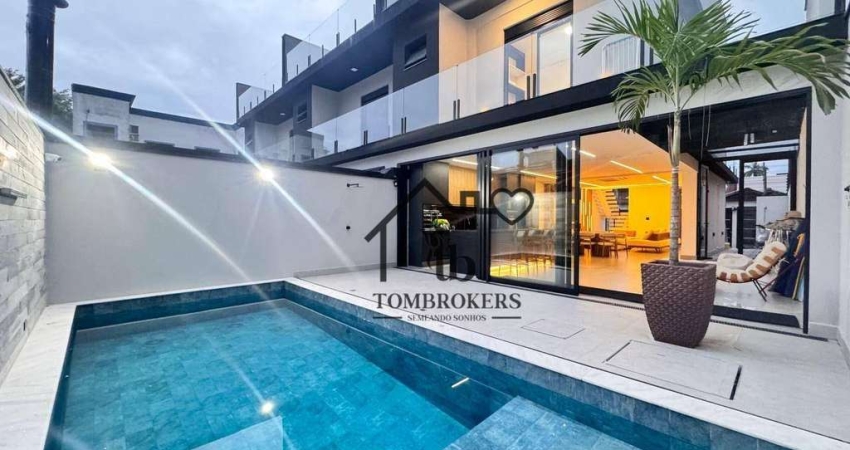 Sobrado com 4 dormitórios à venda, 220 m² por R$ 3.600.000,00 - Praia de Juqueí - São Sebastião/SP