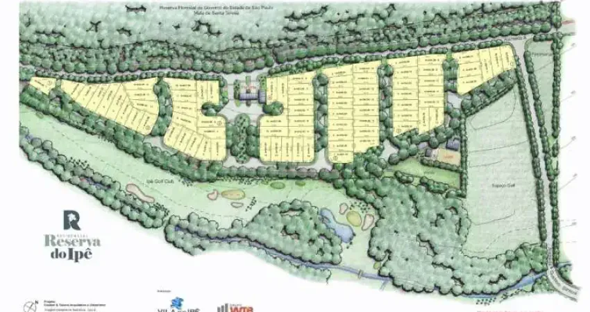 Lançamento de lotes altíssimo padrão em Condominio na Zona Sul, ao lado do Ipê Golfe Clube, Condominio Reserva do Ipê, lote com 727 m2, lazer no condo