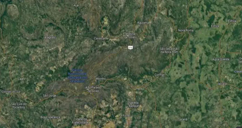 Fazenda para venda na região de Colinas do Sul-GO com 4.500 hectares com aproveitamento de 2.200 hectares dupla aptidão, rio na divisa e benfeitorias