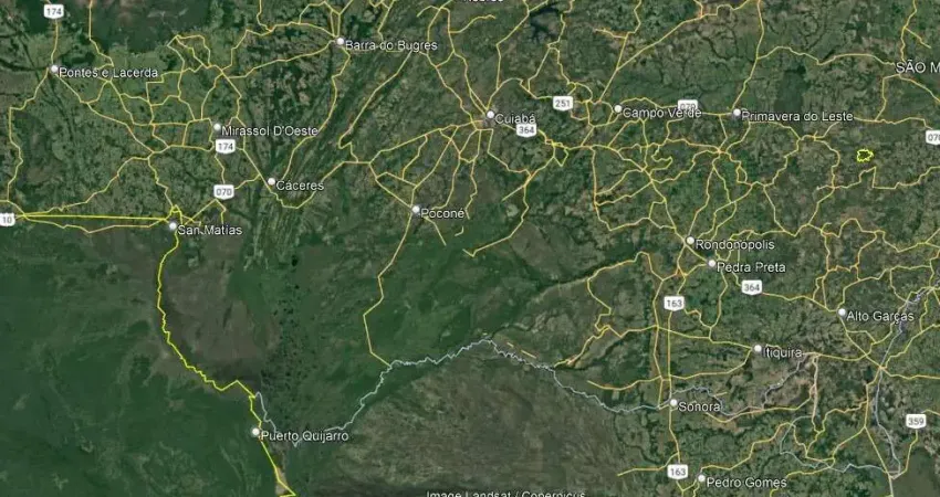 Fazenda pecuária para venda na região do Pocone-MT com 61.000 hectares, boa de agua e benfeitorias