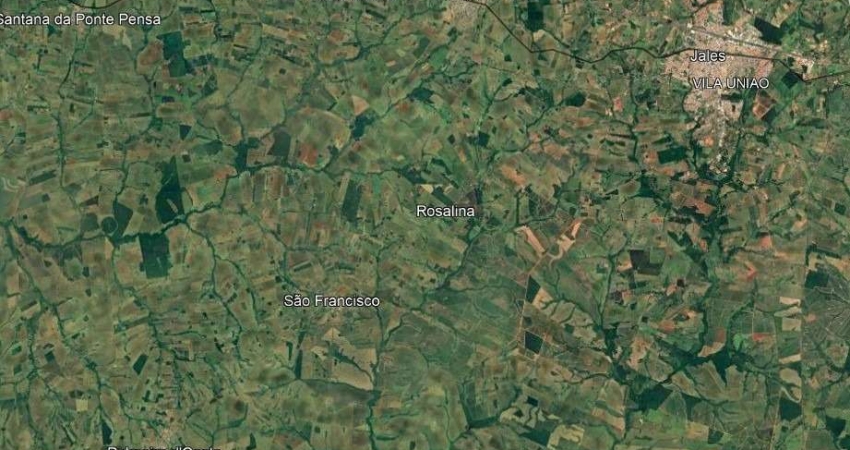Fazenda dupla aptidao  para venda na região de Jales-SP com 218 alqueires montada na pecuária, córrego na divisa e benfeitorias