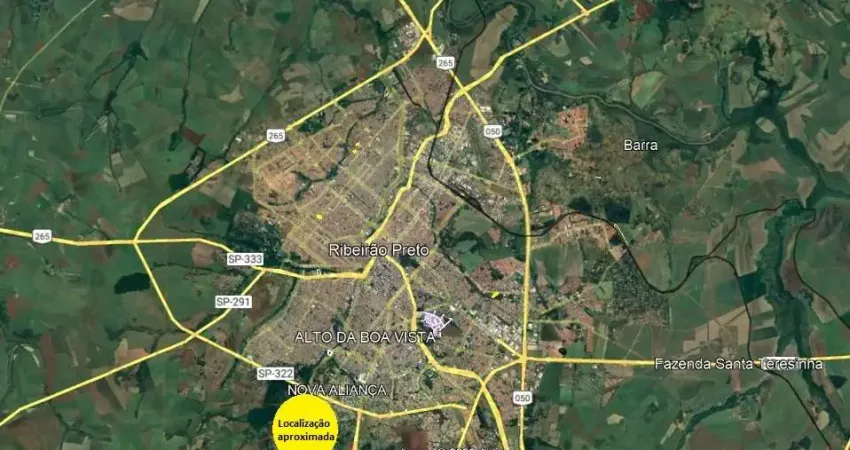 Excelente área para venda na Zona Sul de Ribeirão Preto-SP, na localização mais nobre da cidade, área com 97.400 m2, ideal para incorporação residenci