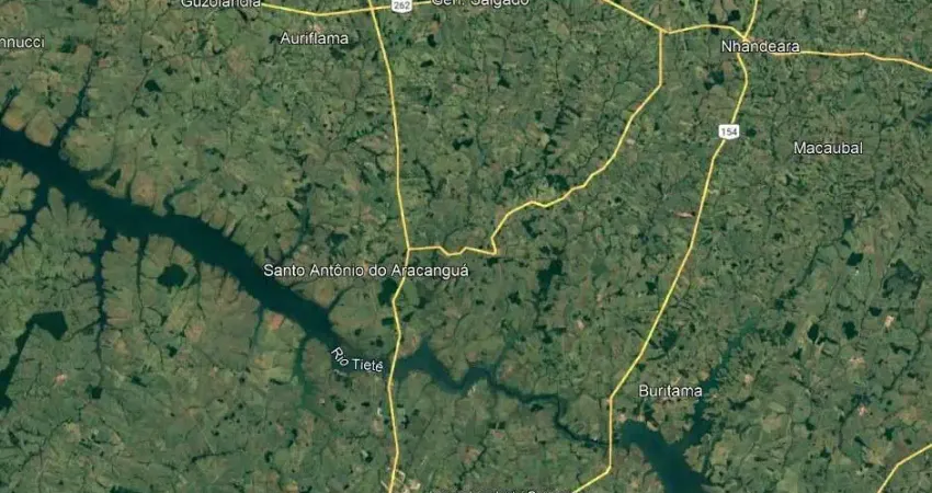 Sitio para venda na região de Auriflama-SP com 32 alqueires sendo 31 alqueires em cana arrendada