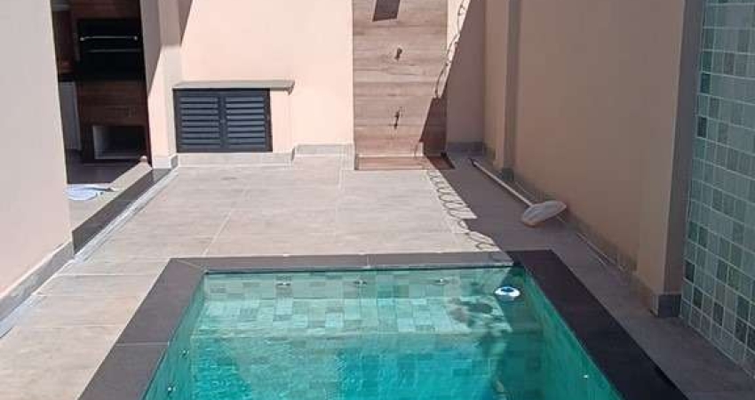 Casa nova para venda em Bonfim Paulista no San Marco Ilha Siena, 3 suites, gourmet e piscina em 265 m2 total, completa em armários