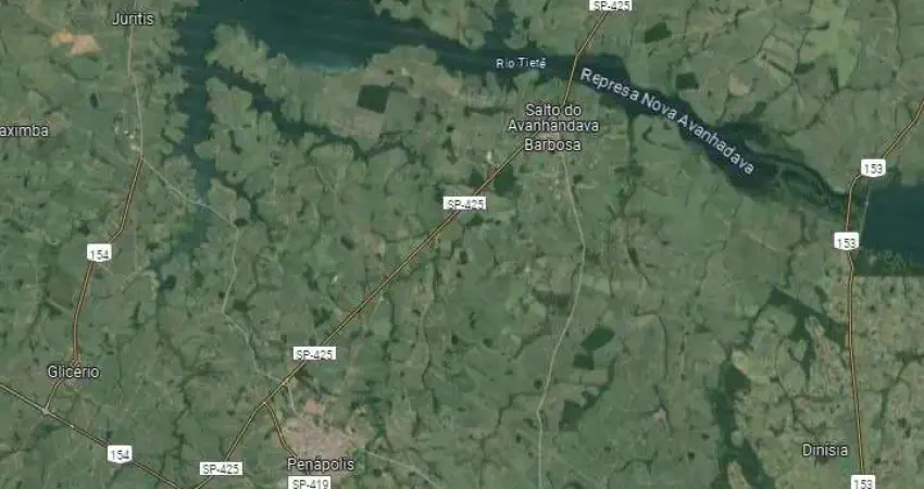 Lindo sitio alto padrão para venda na região de Penapolis-SP com 18 alqueires sendo 13 alqueires em cana arrendada, beira Rio Tiete