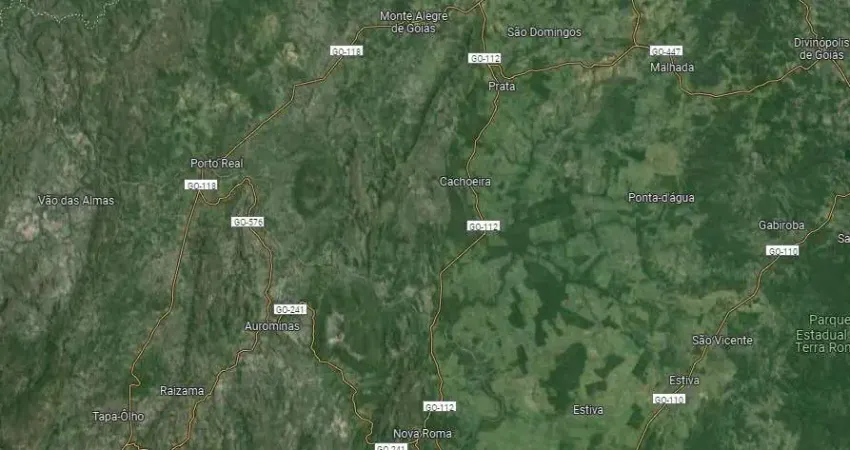 Fazenda para venda na região de Nova Roma-GO com 690 hectares em pastagem, rica em agua