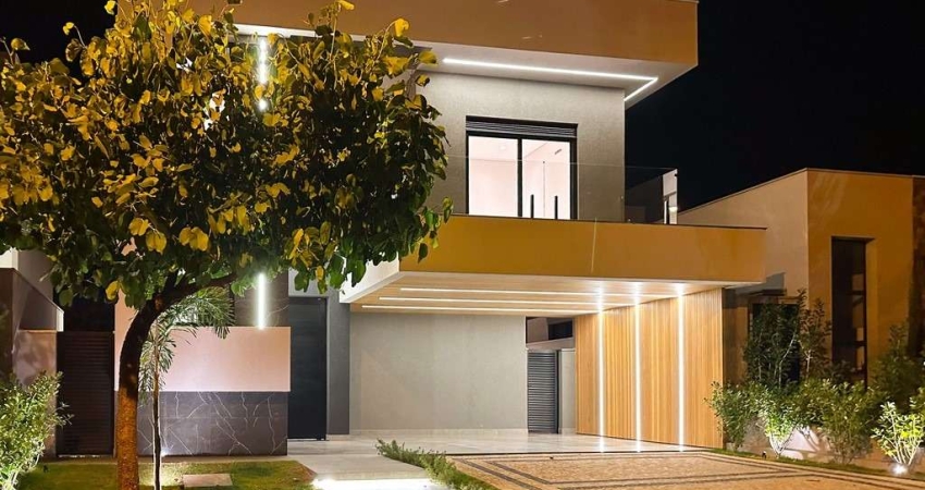 Maravilhoso sobrado novo para venda na Vila do Golfe, Cond. Quinta dos Ventos, 4 suites, gourmet e piscina em 264 m2 construidos, lazer completo