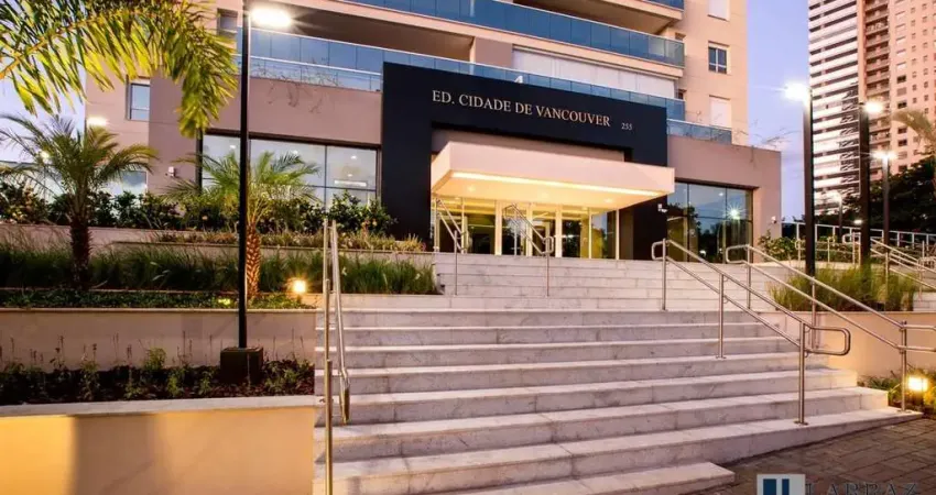 Maravilhoso apartamento alto padrão para locação no charmoso Ilhas do Sul, Ed. Cidade de Vancouver, 3 suites, terraço gourmet privativo com spa em 270